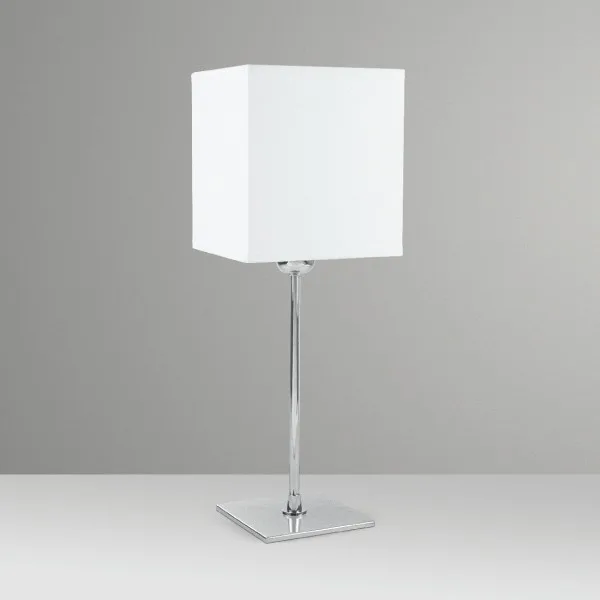 Abajour Golden Art Slim Palito Cromado com Cúpula E27
