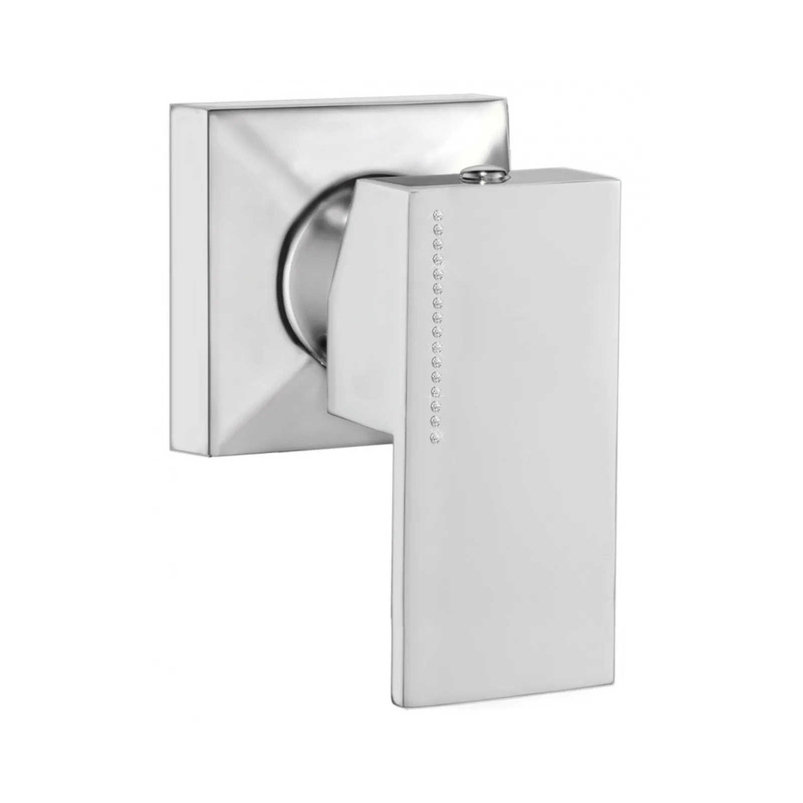 Acabamento Registro Rubinettos Quadro Aço Escovado 3/4 Base Docol