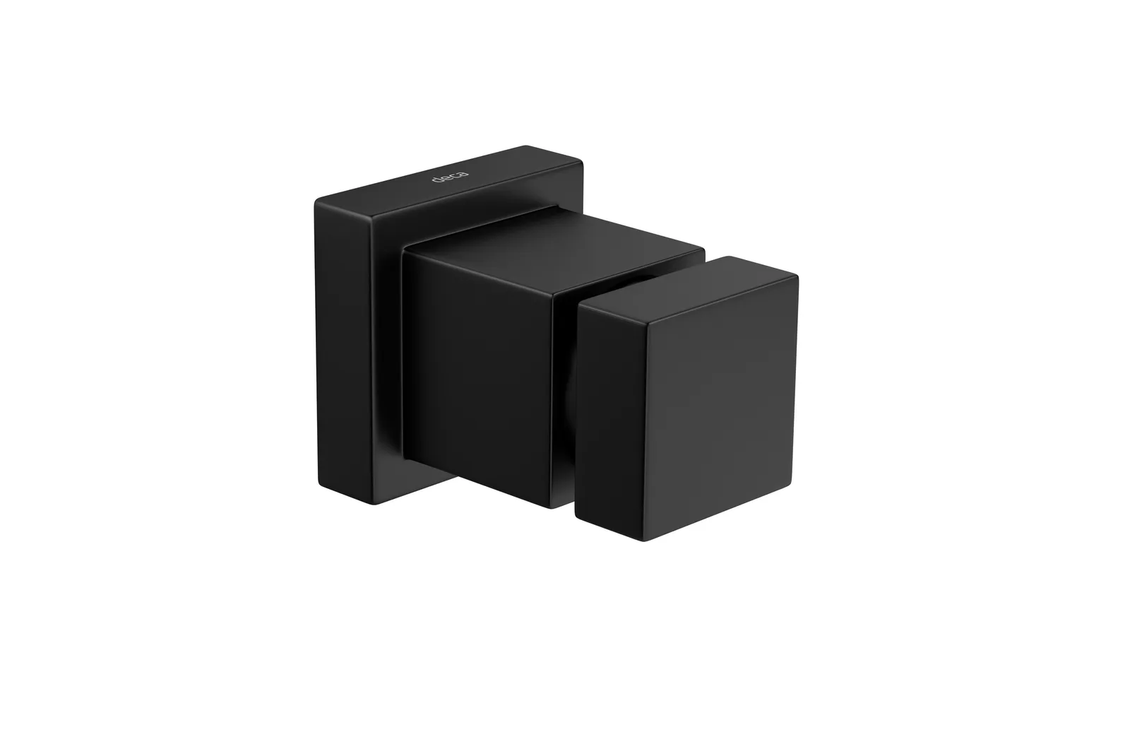 Acabamento Deca Cubo Black Matte para Registro Gaveta