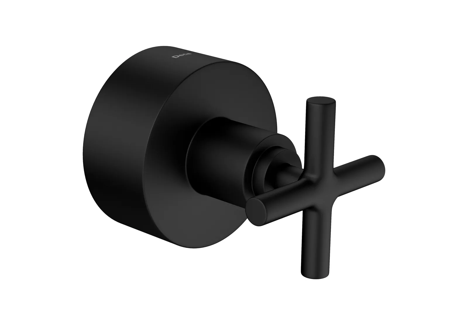 Acabamento Deca Duna Classic 64 1 1/2 Black Matte Base Registro