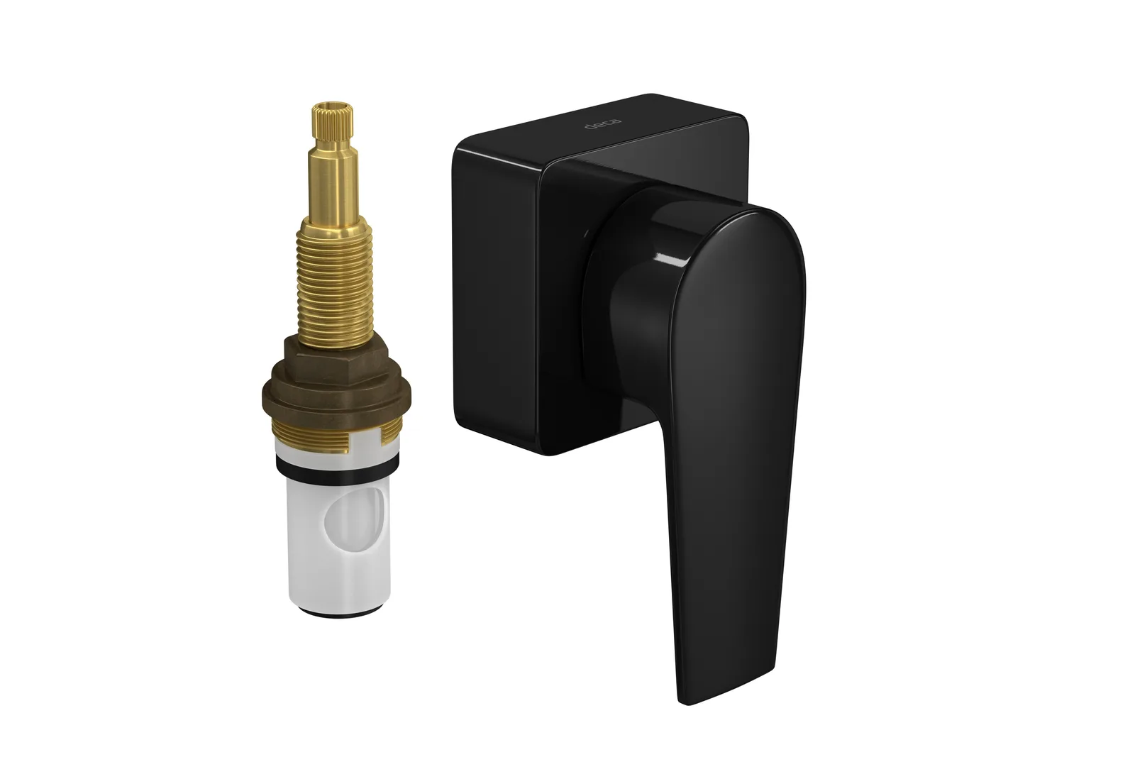 Acabamento Deca Level Bl26 4916 Black Noir Pressão