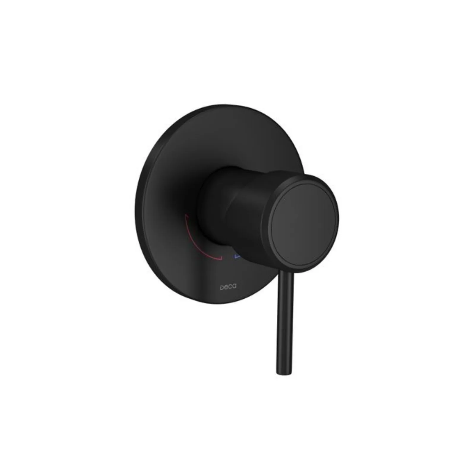 Acabamento Deca You monocomando para chuveiro redondo Black Matte