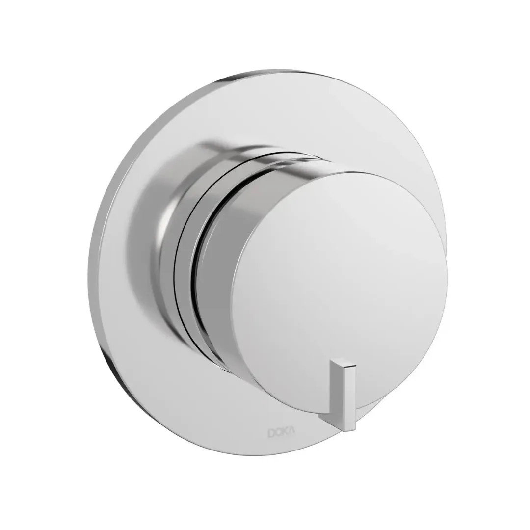 Acabamento para Monocomando de Alta Pressão e Ducha Higiênica Chrome Doka Quantum
