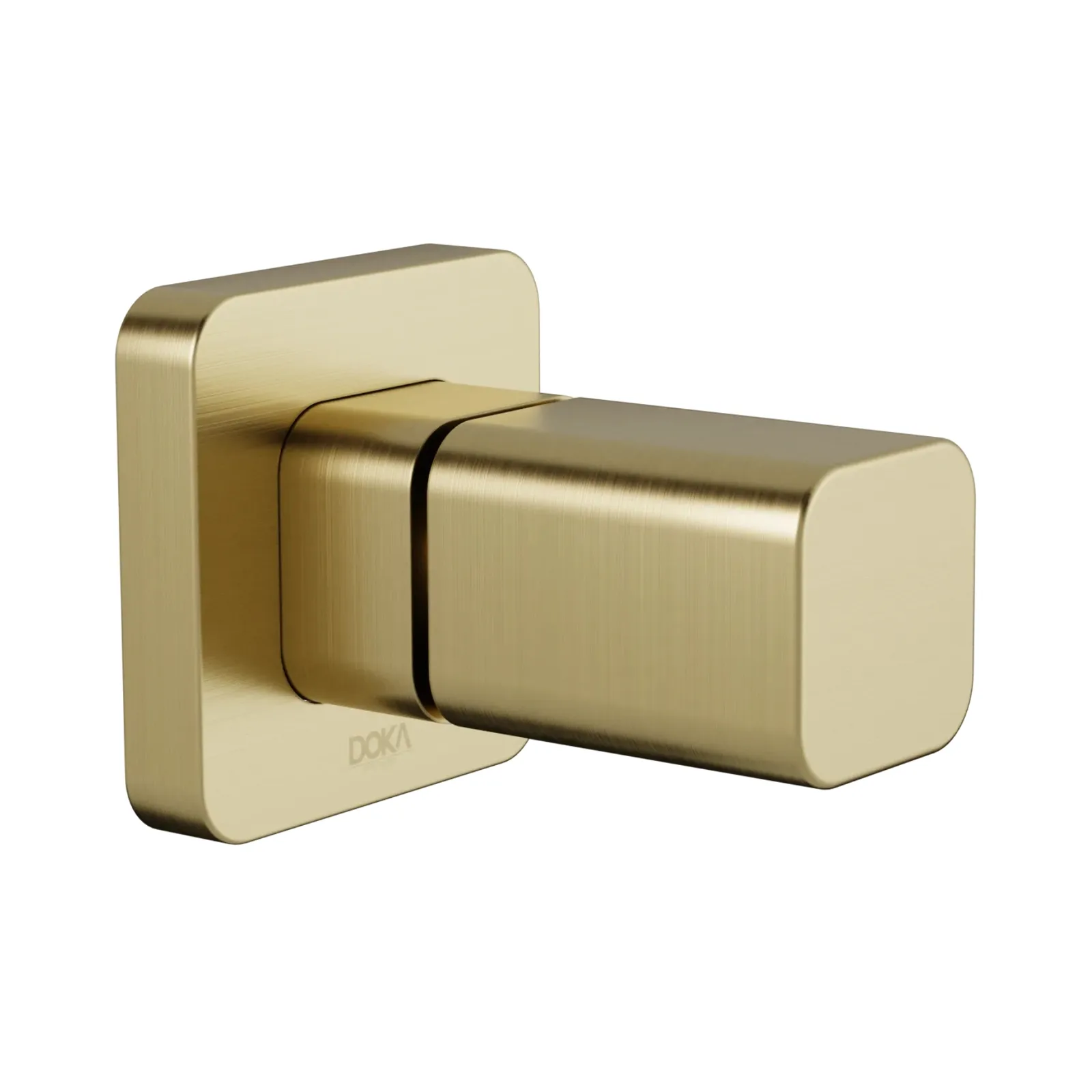 Acabamento para Registro Gaveta/Pressão Docol Brushed Nickel Doka Rivvo
