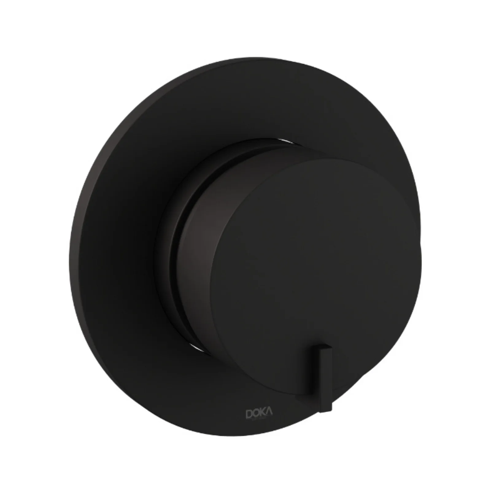 Acabamento Monocomando de Chuveiro Matt Black Doka/Deca/Docol Quantum