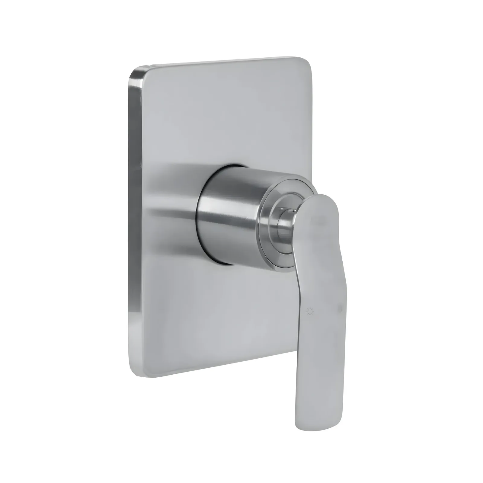 Acabamento Monocomando de Alta Pressão / Ducha Higiênica Brushed Nickel Doka Rainbow