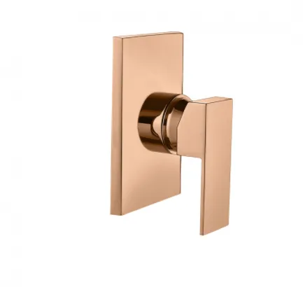 Acabamento Monocomando Rose Gold Rubinettos Base Deca