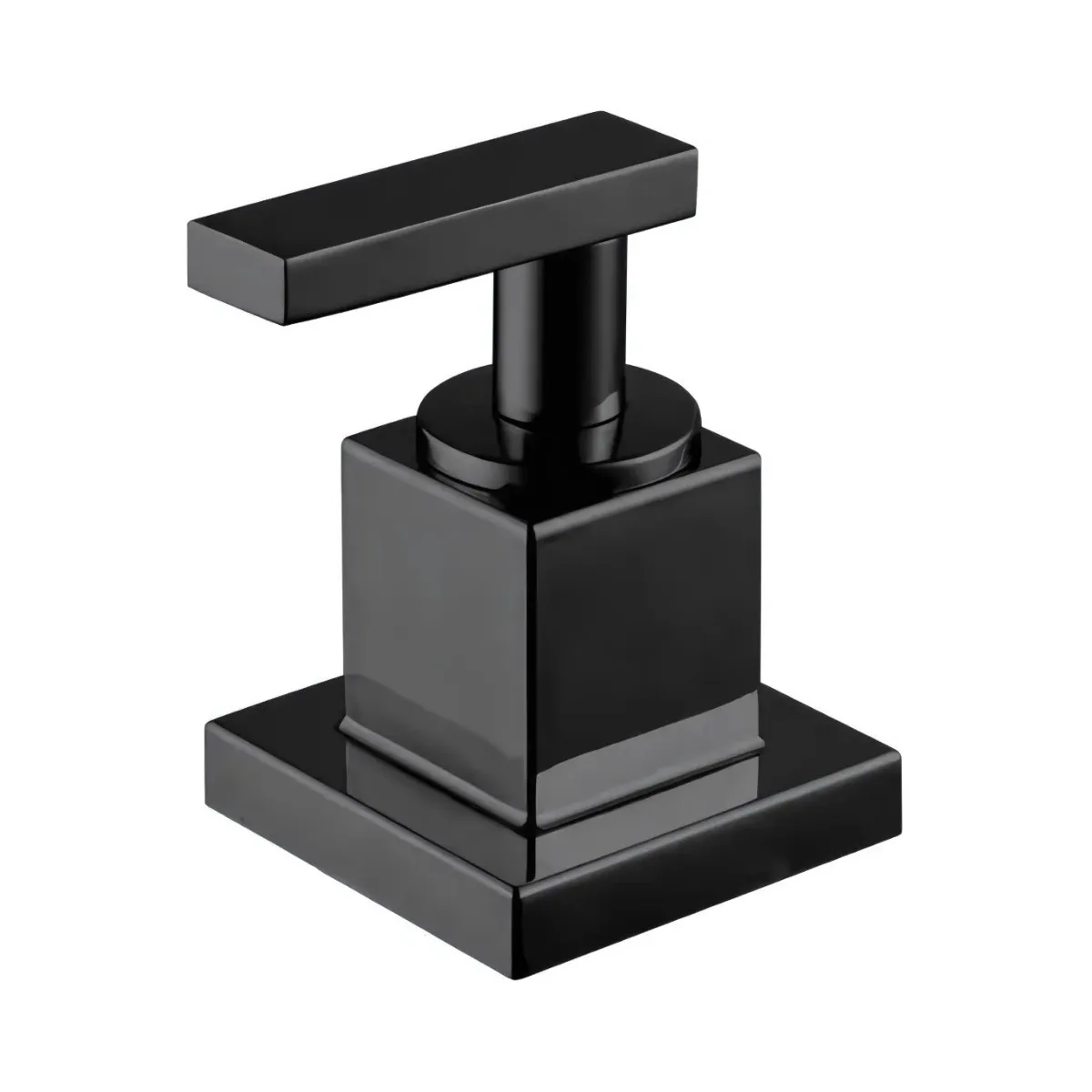Acabamento para Registro C35 1/2" 3/4" e 1" Meber Athena Slim Preto Matte