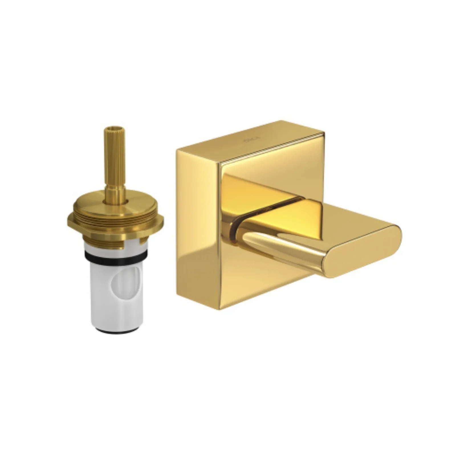 Acabamento para Registro de Pressão Até 1" com Mecanismo 1/2 Volta Gold Deca Polo