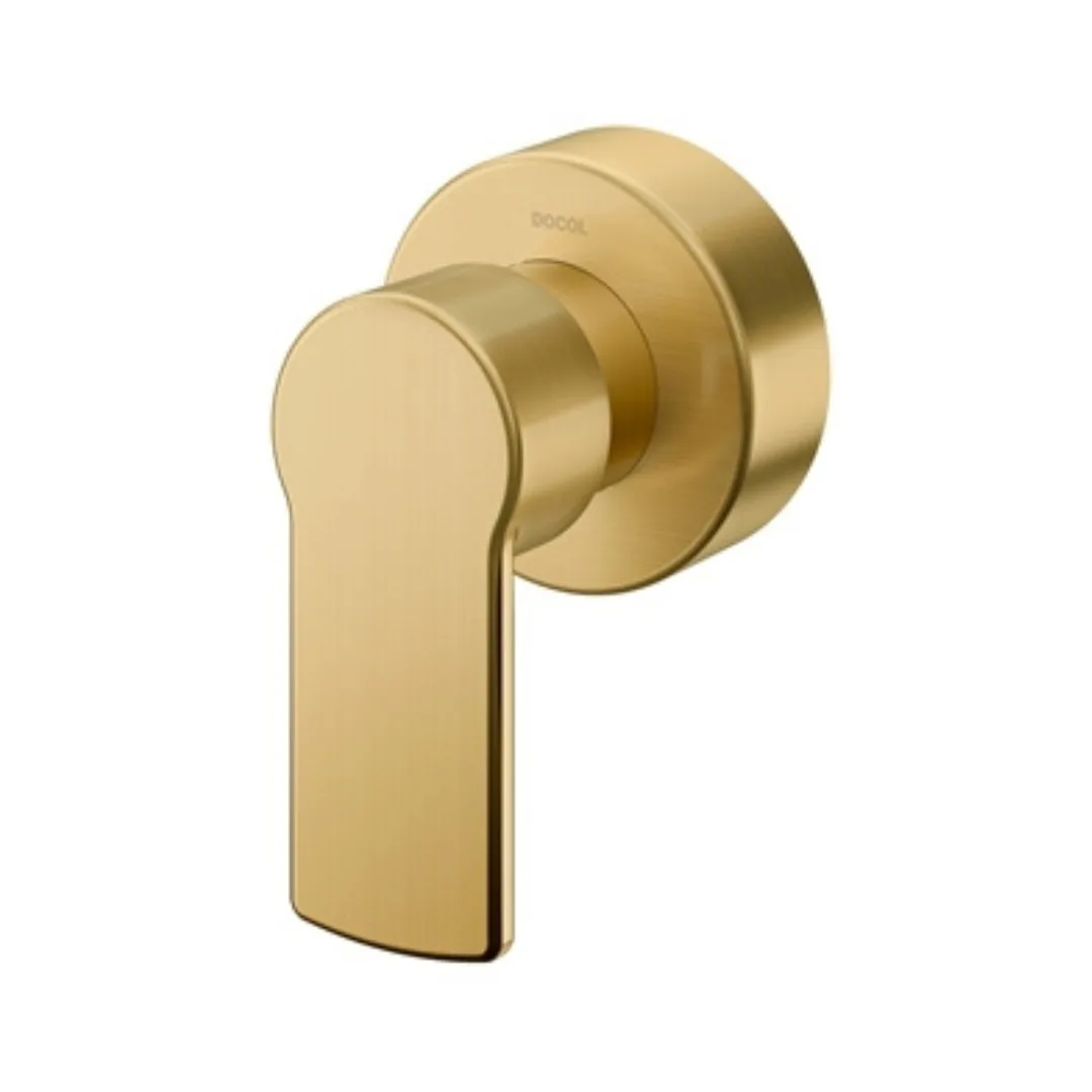 Acabamento Para Registro Ouro Escovado Docol Argon Base Docol