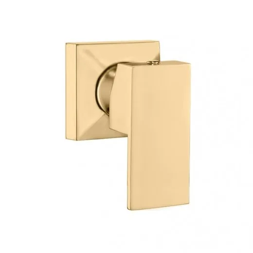 Acabamento Registro Rubinettos Quadro Dourado Base Docol