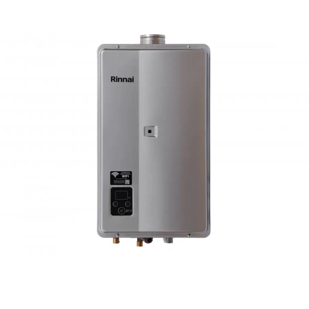 Aquecedor a Gás GLP 27L Rinnai Digital Prata Reue271fehgl3