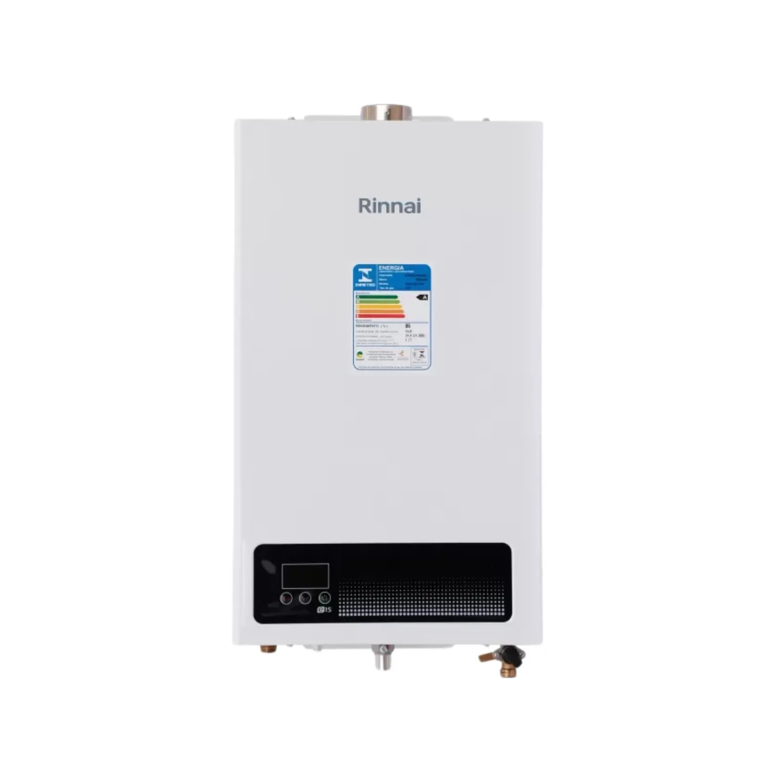 Aquecedor Rinnai 15L Reu E15 Fehbl GN Branco
