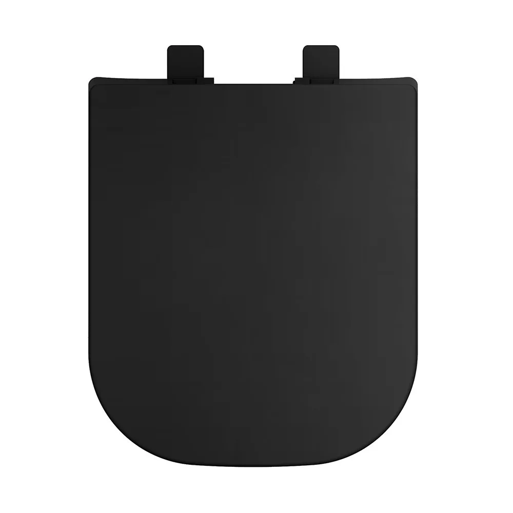 Assento Termofixo Piano/Quadra/Link Soft Close Ébano Fosco Tupan