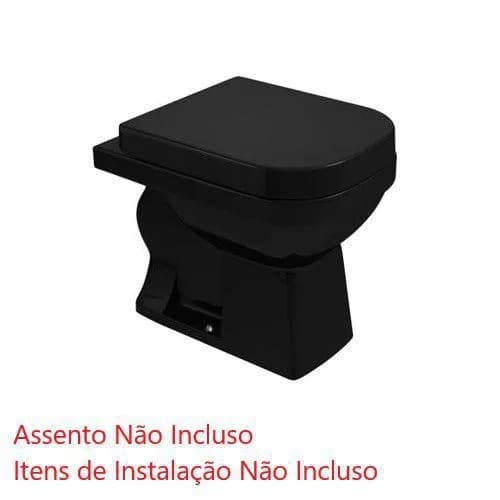 Bacia Sanitária Deca Quadra para Caixa Acoplada Ébano