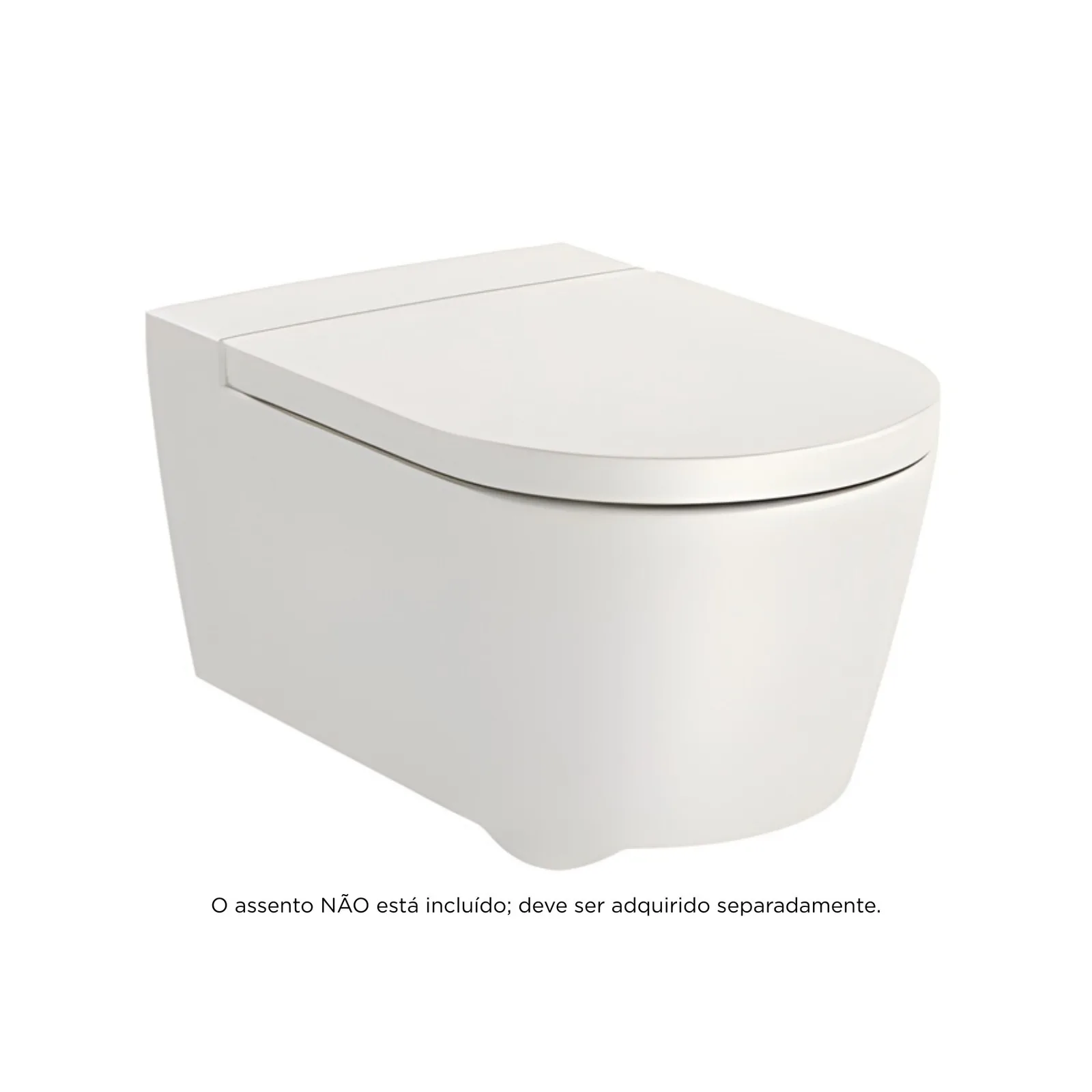 Bacia Suspensa Beige Rimless® Inspira Round 44,00 x 56,00 x 37,00 Roca