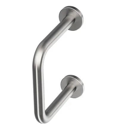 Barra Apoio Docol 25x24cm Inox Escovado Em "U"