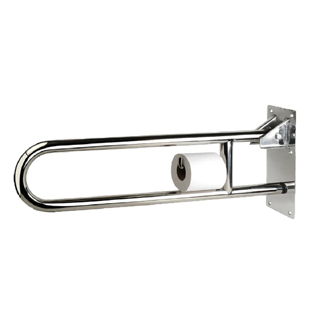 Barra Jackwal Normatizada Inox Apoio Rebatível