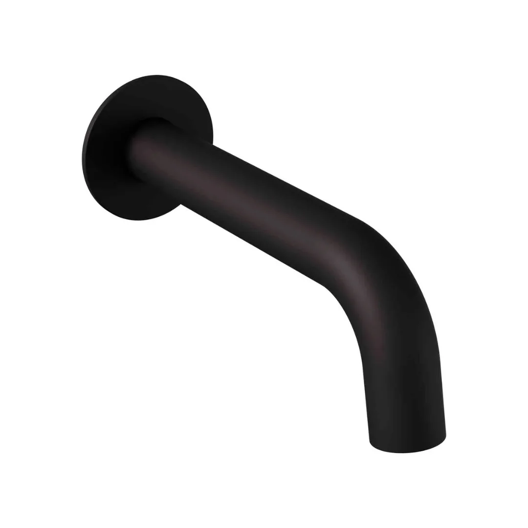Bica de Parede para Banheira Matt Black Doka Loop