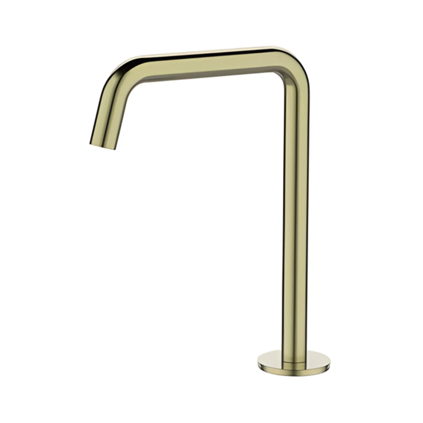 Bica Quadrada Média Brushed Gold Lexxa Bagno Domus