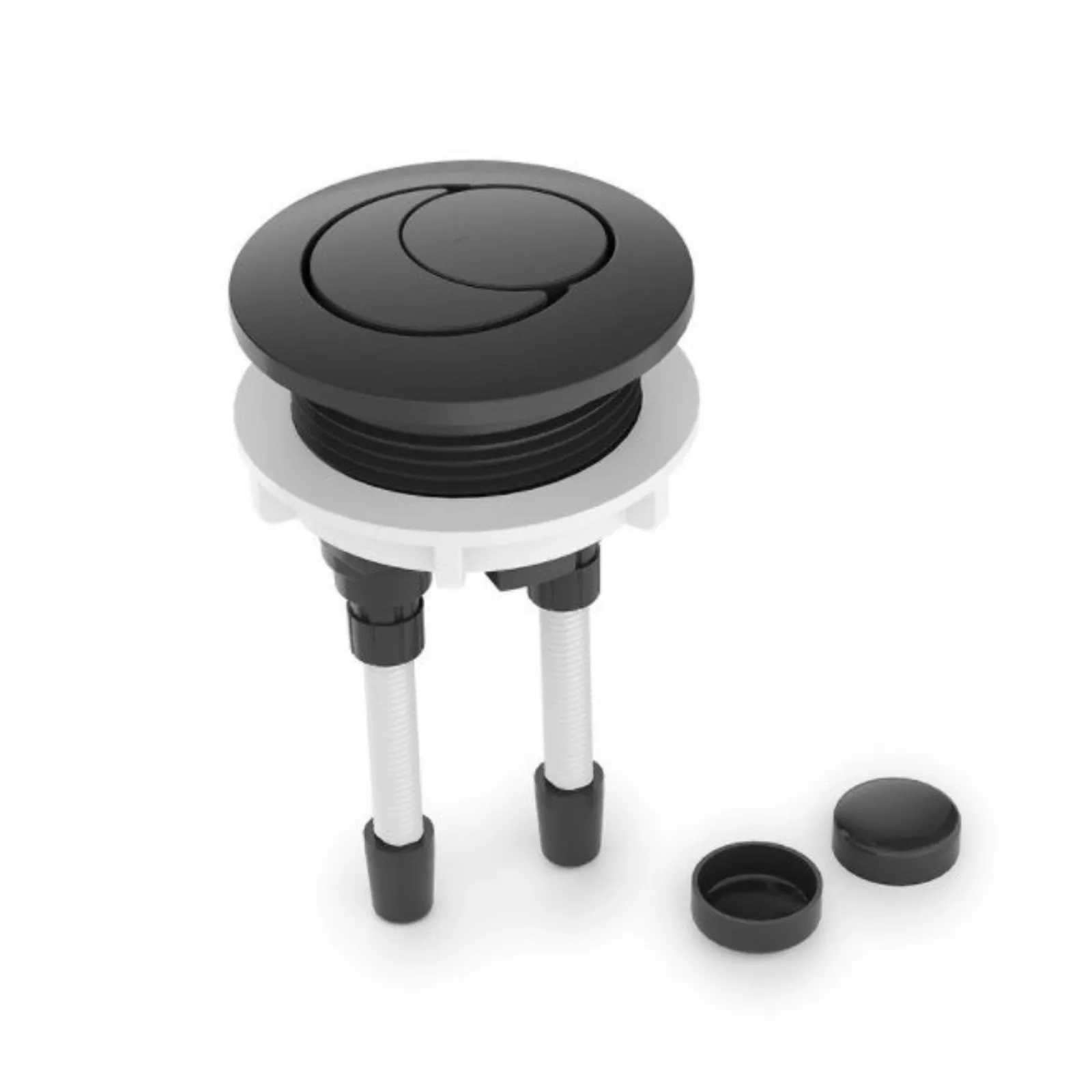 Botão para caixa acoplada 3/6L Roca Preto Fosco