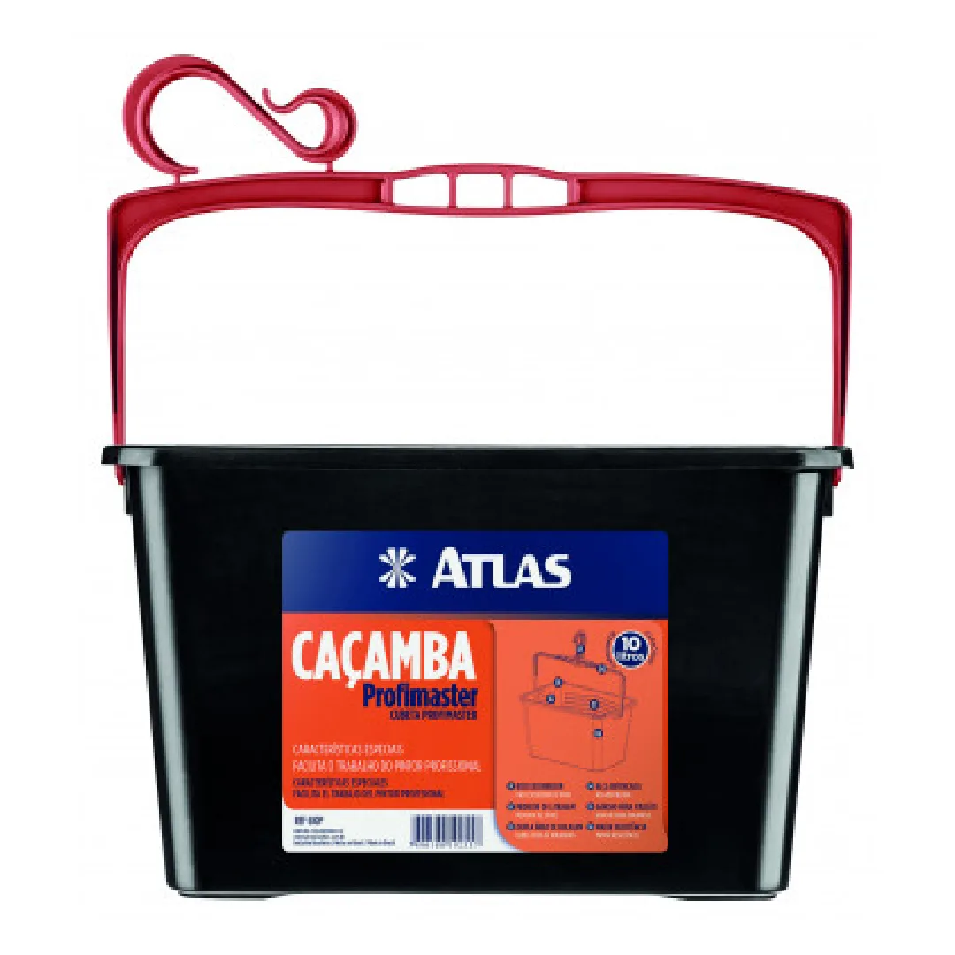 Caçamba Atlas Preto para Pintura 11L 610P