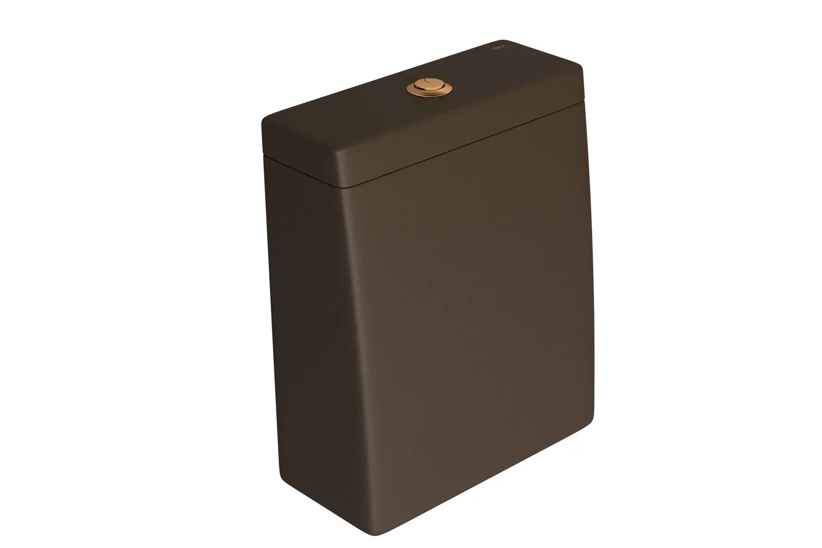 Caixa de Descarga Acoplada Deca Link Marrom Fosco/Gold Matte