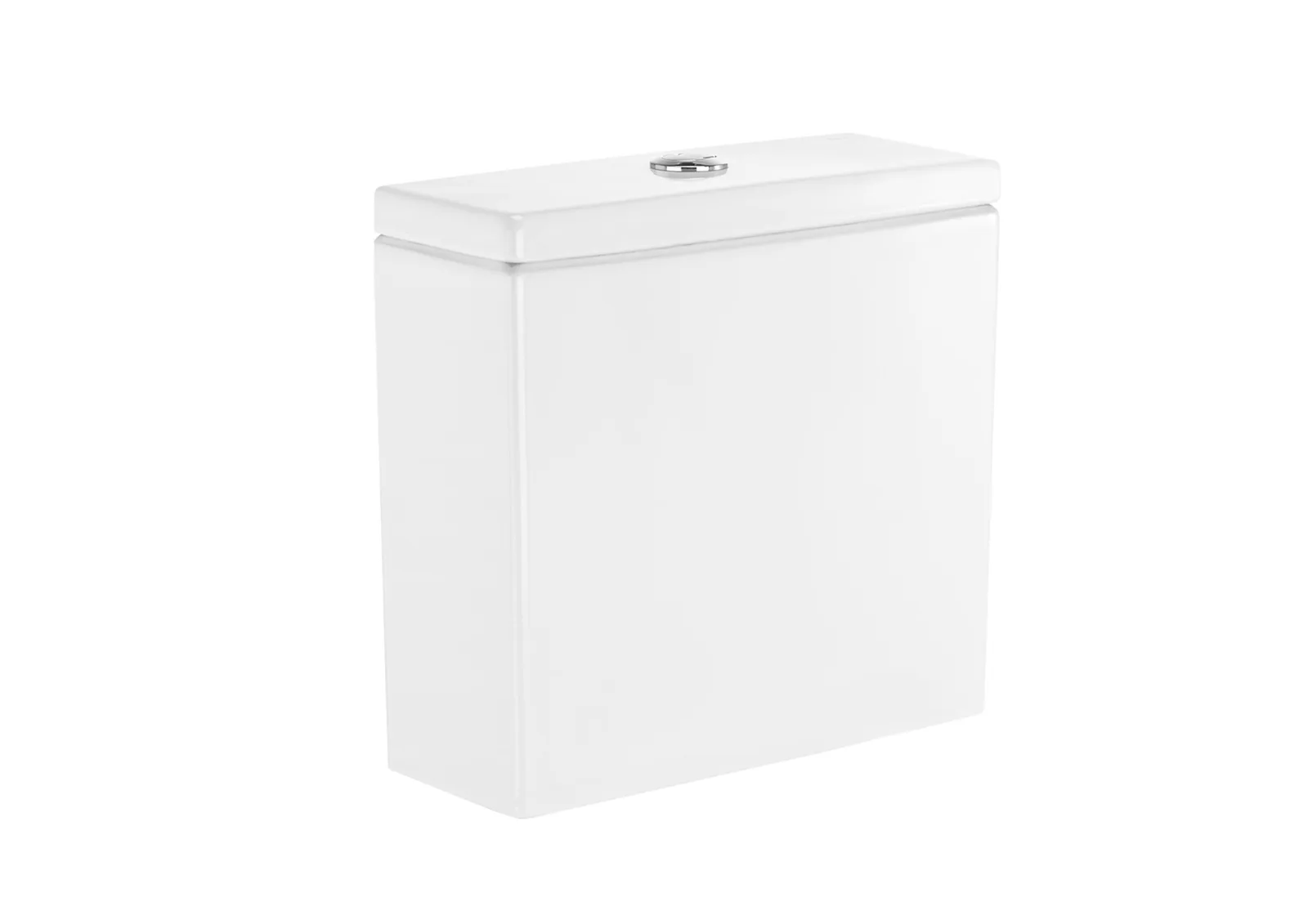 Caixa de Descarga Acoplada Roca Inspira Round/Square com Botão Duplo 3/6L Branca