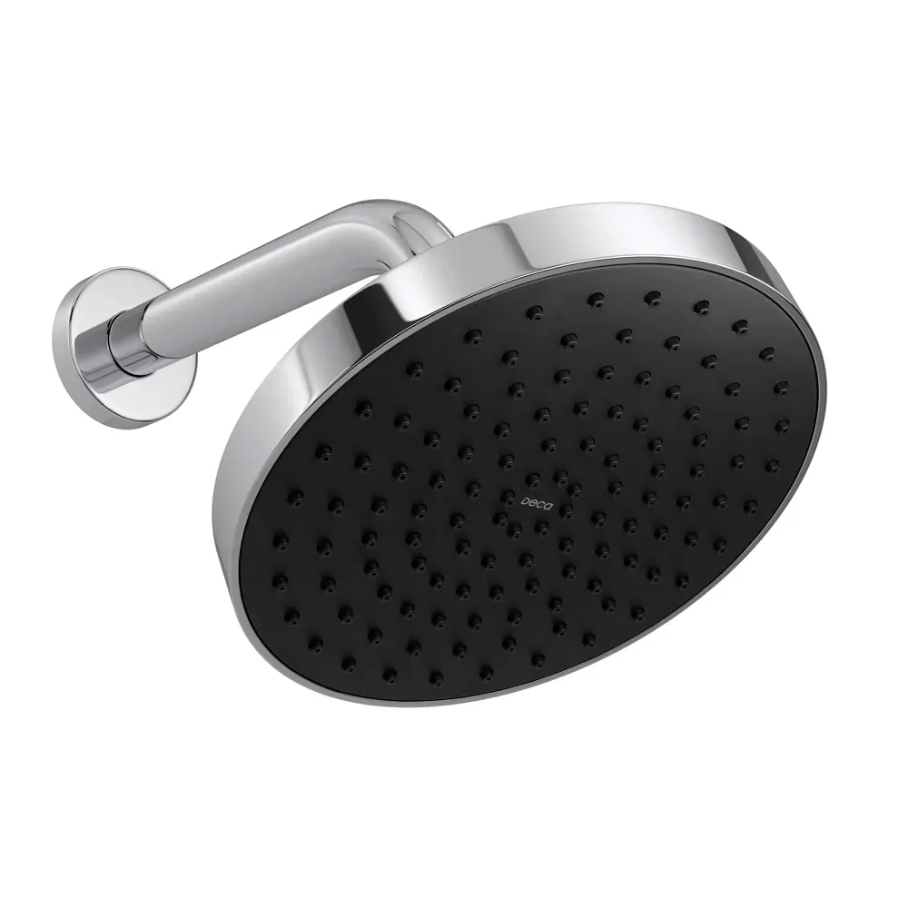 Chuveiro com Tubo de Parede Deca Flex Plus Redondo Cromado