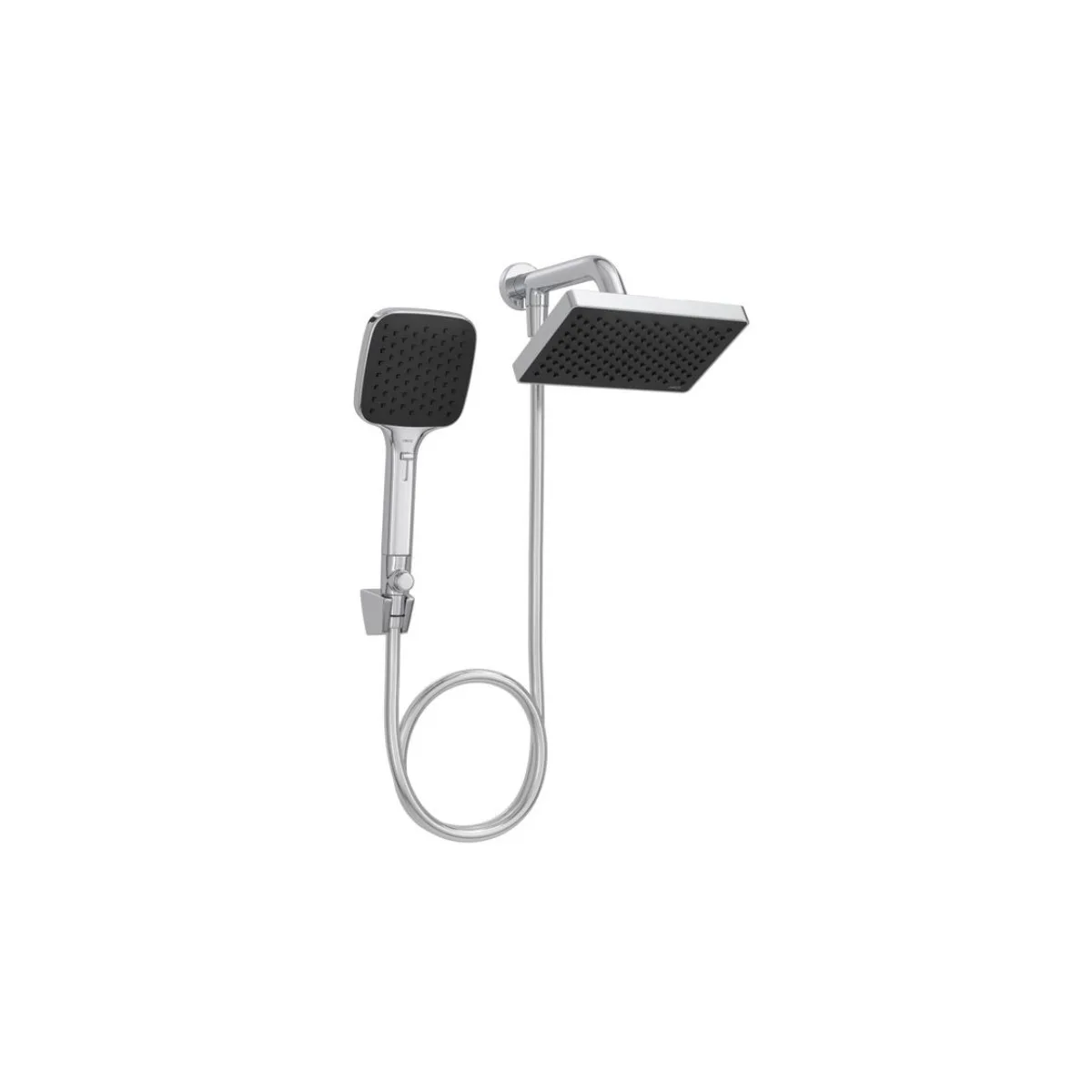 Chuveiro de Parede 20cm com Desviador Deca Flex Max Cromado