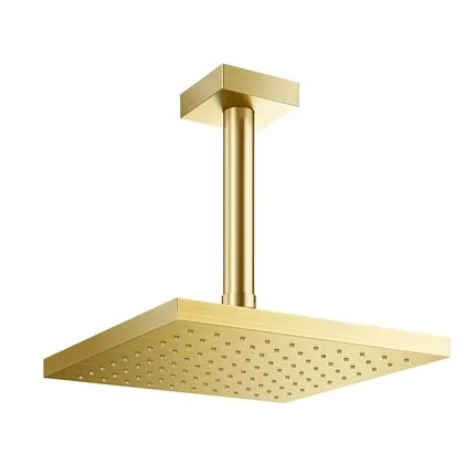 Chuveiro de teto Docol Heaven Q200 ouro escovado