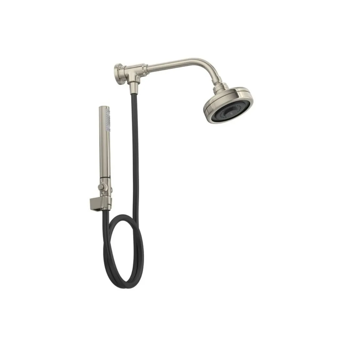 Chuveiro com Tubo de Parede 12,4cm e Desviador Inox Deca Acqua Plus