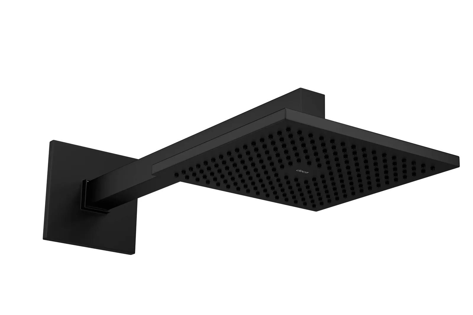 Chuveiro Deca Quadrado Black Matte 1992 com Tubo Parede