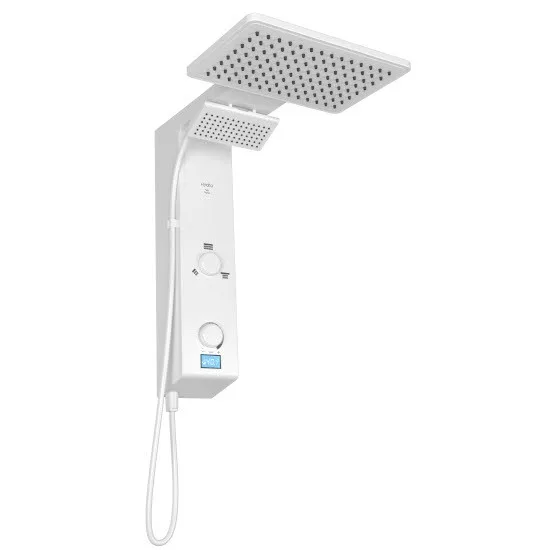 Chuveiro Elétrico Hydra Falls Digital 110V 5500W Branco