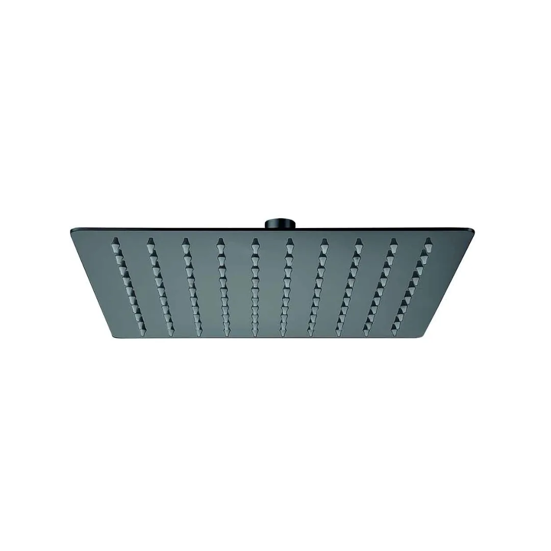Chuveiro Quadrado Grafite 30x30 Slim Lexxa Bagno