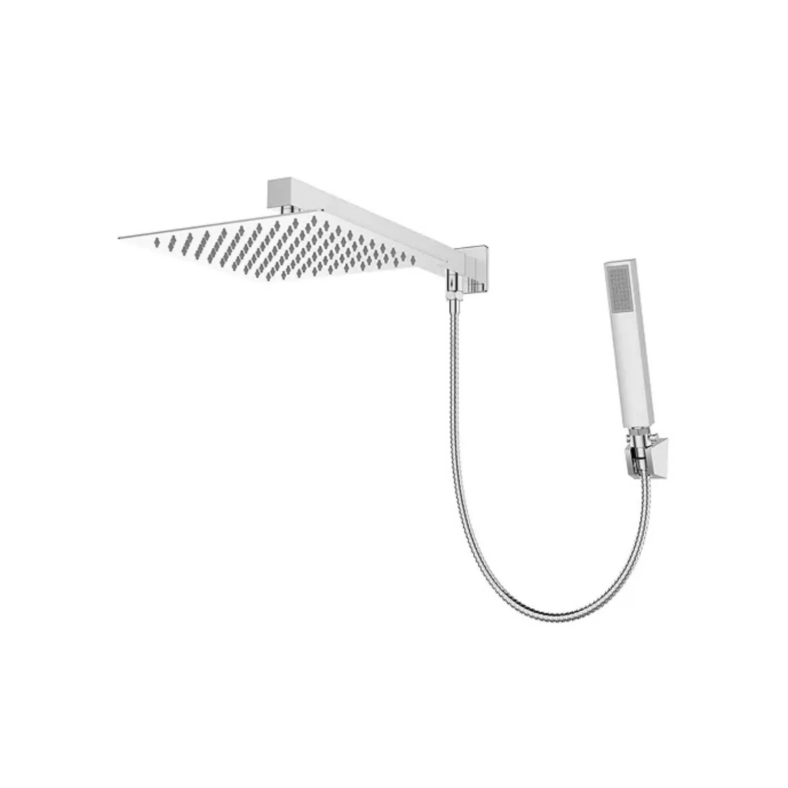 Chuveiro Lexxa Bagno Quadrado Com desviador Lx4107oe Ouro
