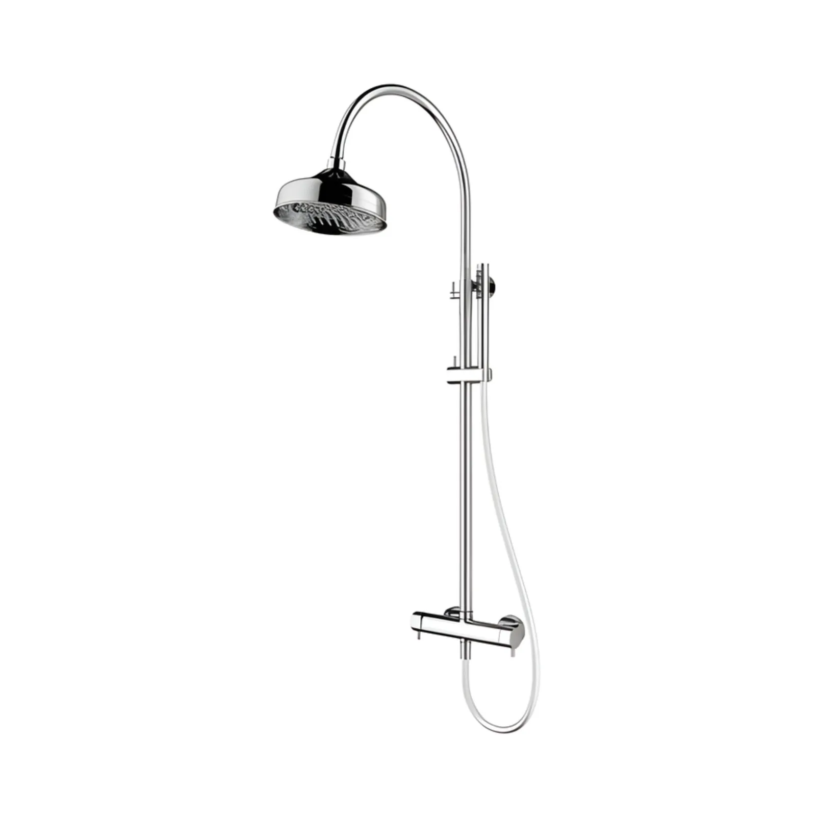 Chuveiro Retrátil de Coluna com Ducha Cromado Rubinettos Classic