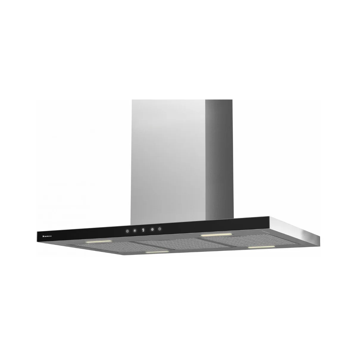Coifa de Ilha 220v 90cm DeBacco Londres Inox Escovado