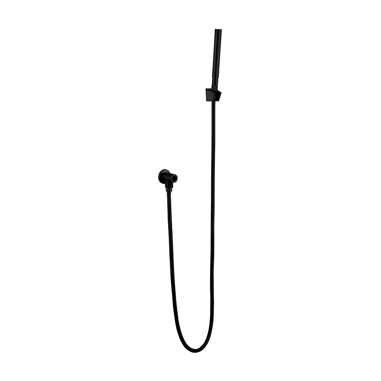 Conjunto Desviador Mangueira e Ducha Black Matte Lexxa Bagno LX21405B