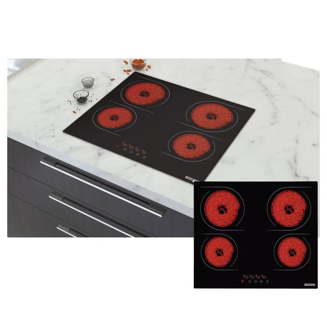 Cooktop Tramontina Vitrocerâmico New Square 4EV 60