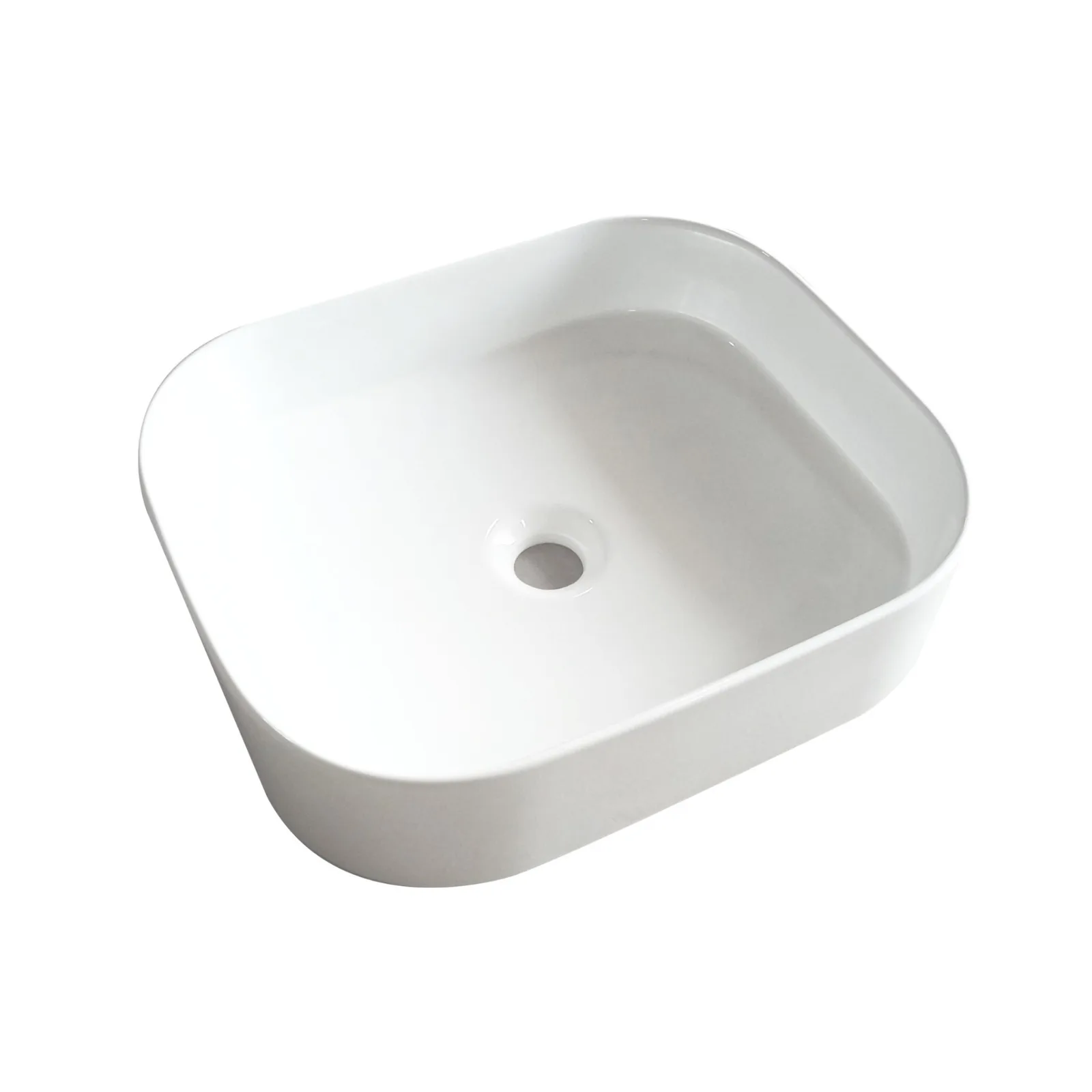 Cuba de Apoio Retangular 45x38cm para Banheiro Branco Dax Noronha