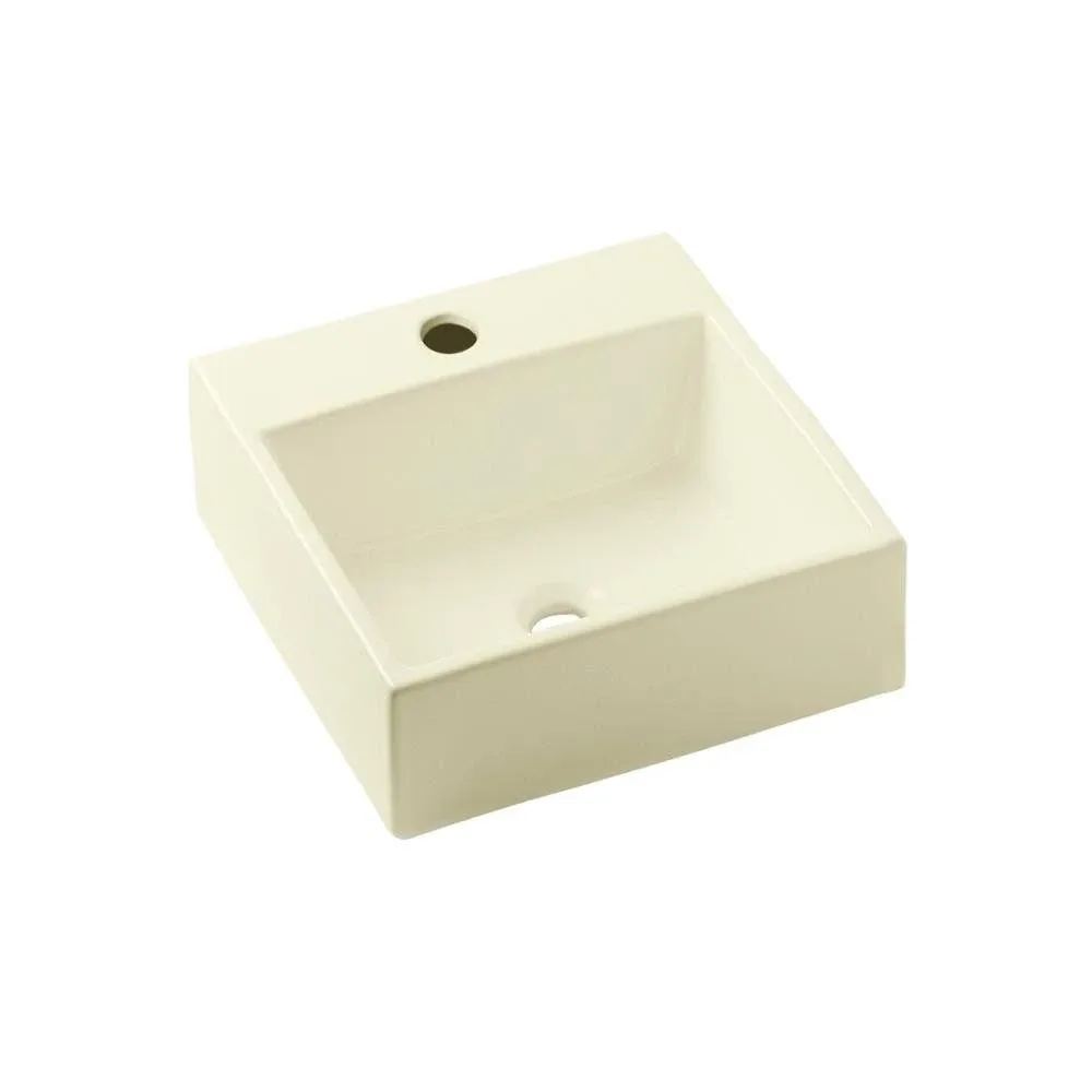 Cuba de Apoio com Mesa Quadrada 35x35cm para Banheiro Biscuit Roca Loft