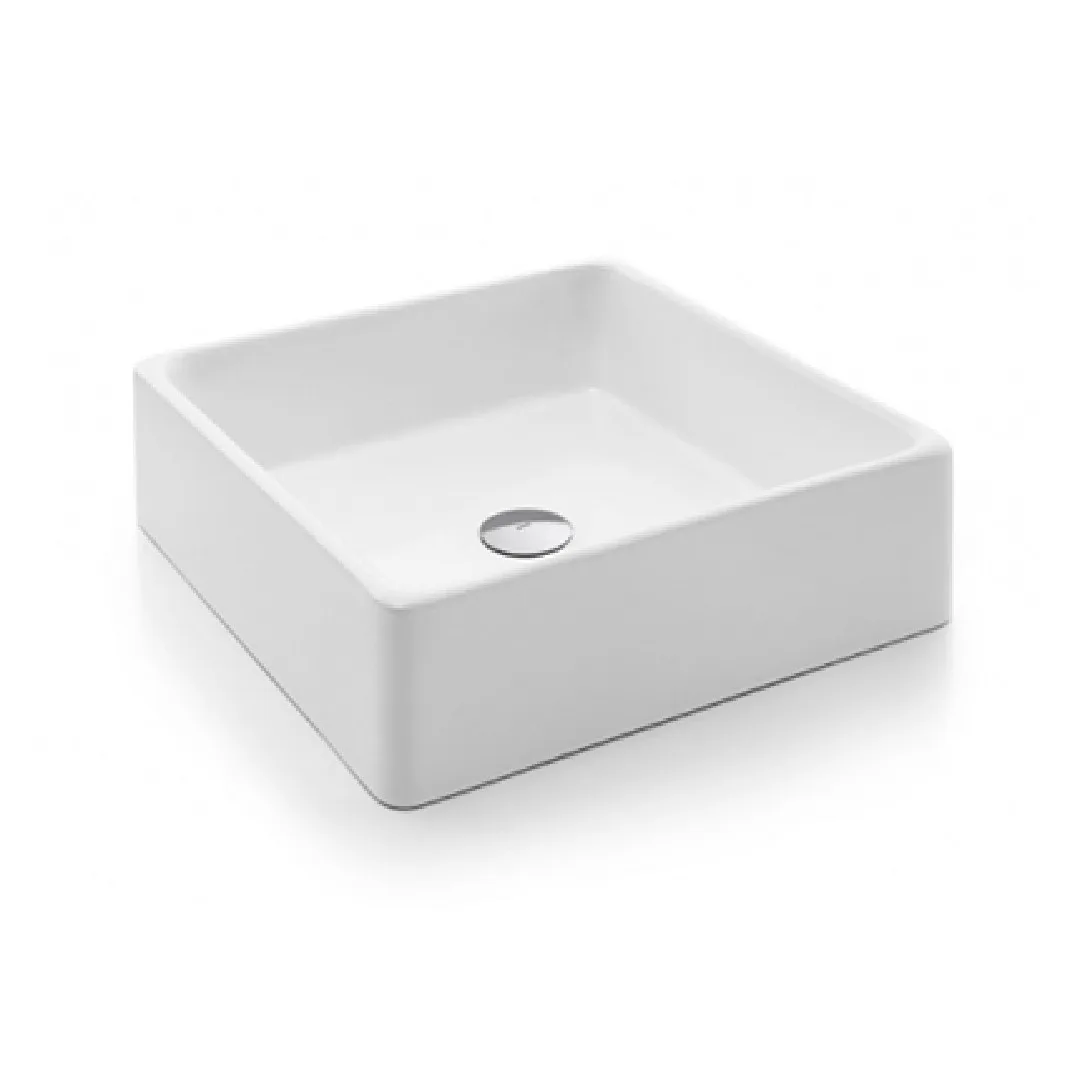 Cuba de Apoio para banheiro Quadrada 39x39 White Docol QD1