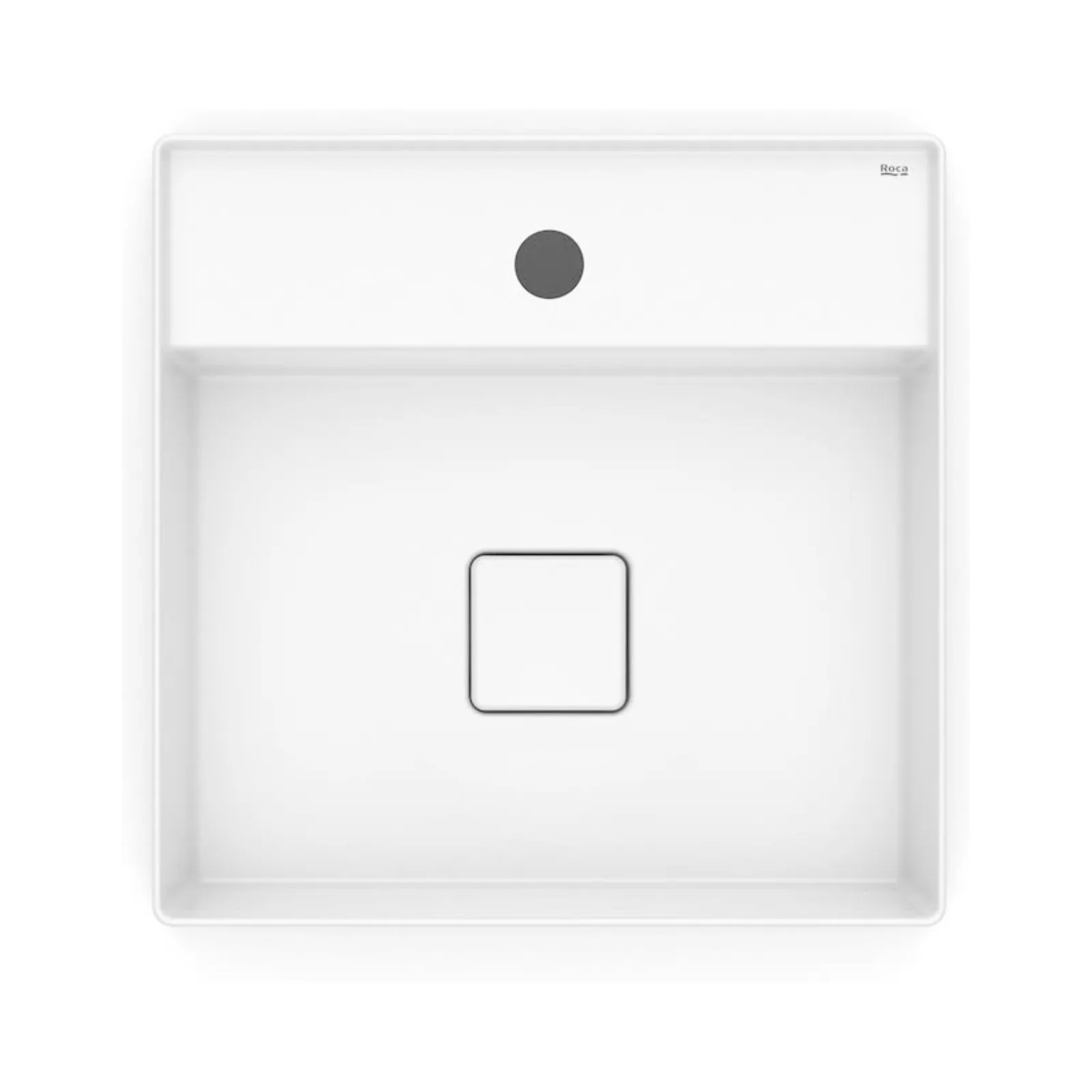 Cuba de Apoio com Mesa Quadrada 40x40cm para Banheiro Branca Roca Terra