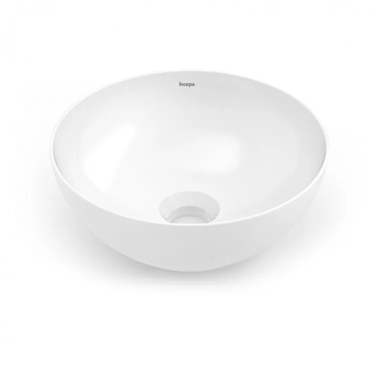 Cuba de Apoio Redonda 30cm para Banheiro Branca Roca Loft