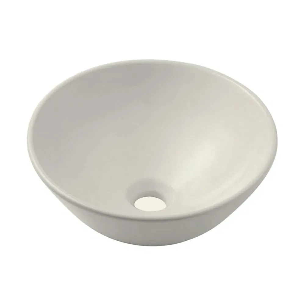 Cuba de Apoio Redonda 35cm para Banheiro Biscuit Roca Loft