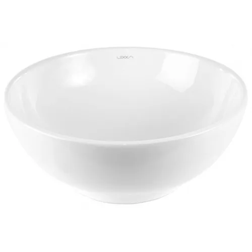 Cuba de Apoio Redonda 37cm para Banheiro Branca Lexxa Bagno