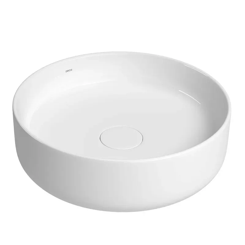 Cuba de Apoio para Banheiro Redonda 40cm Branca Deca L.12040