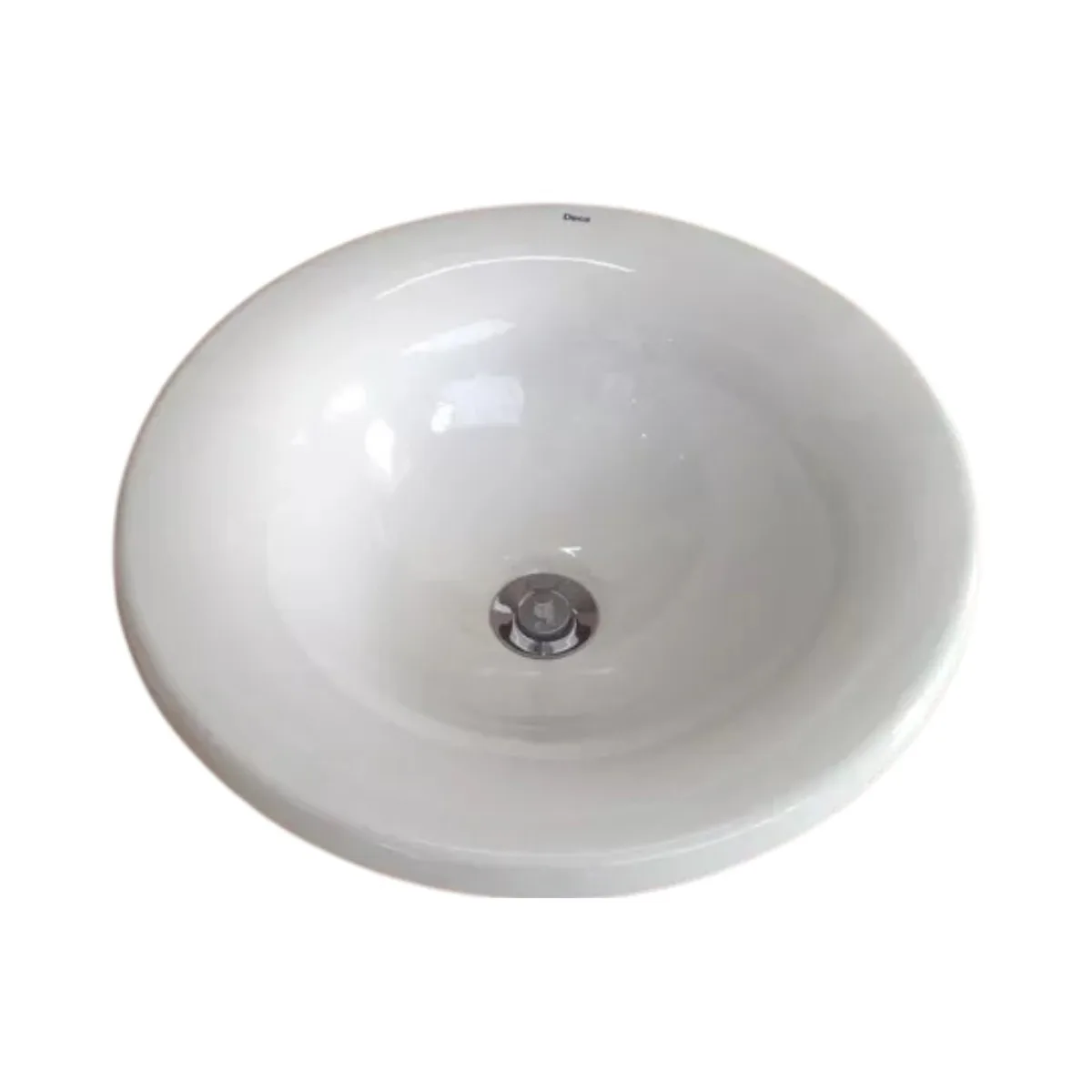 Cuba de Apoio Redonda 40cm para Banheiro Branca Deca L.77