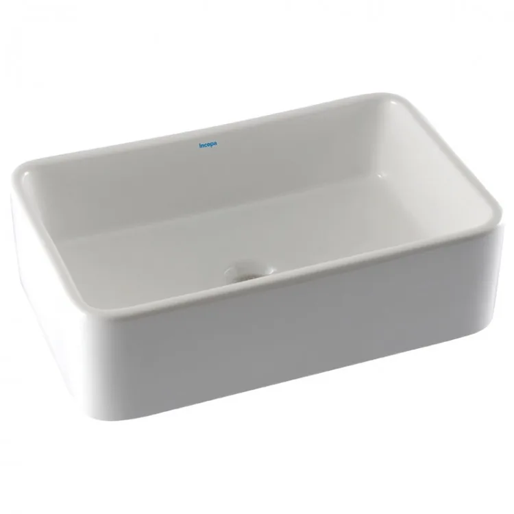 Cuba de Apoio Retangular 45x30cm para Banheiro Branca Roca Loft